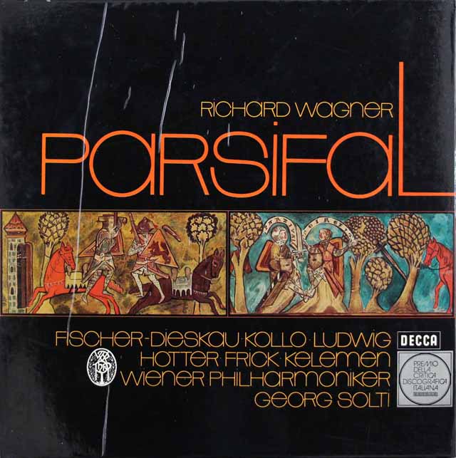 ショルティのワーグナー/「パルジファル」全曲　独DECCA　3509　LP レコード