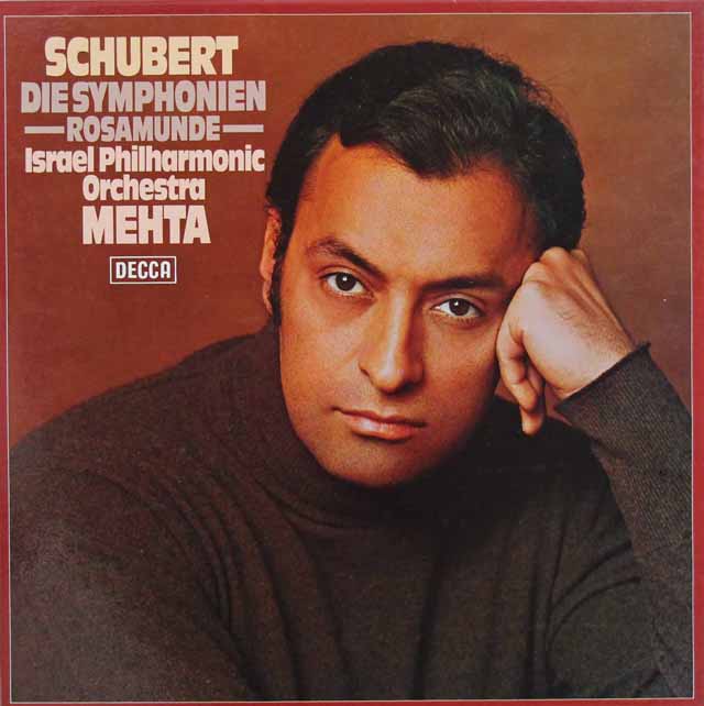 メータのシューベルト/交響曲全集　独DECCA　3208　LP レコード
