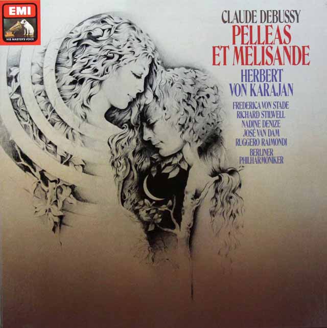 カラヤンのドビュッシー/「ペレアスとメリザンド」全曲　独EMI　3509　LP レコード
