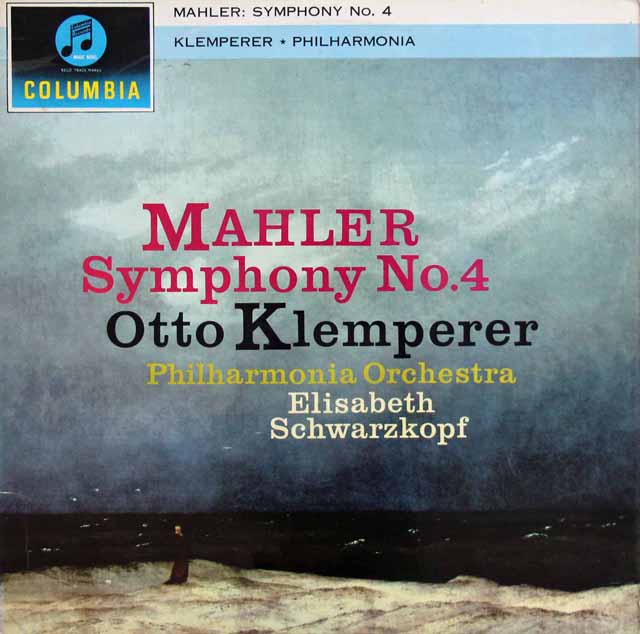 シュヴァルツコップ&クレンペラーのマーラー/交響曲第4番　英Columbia　3209　LP レコード