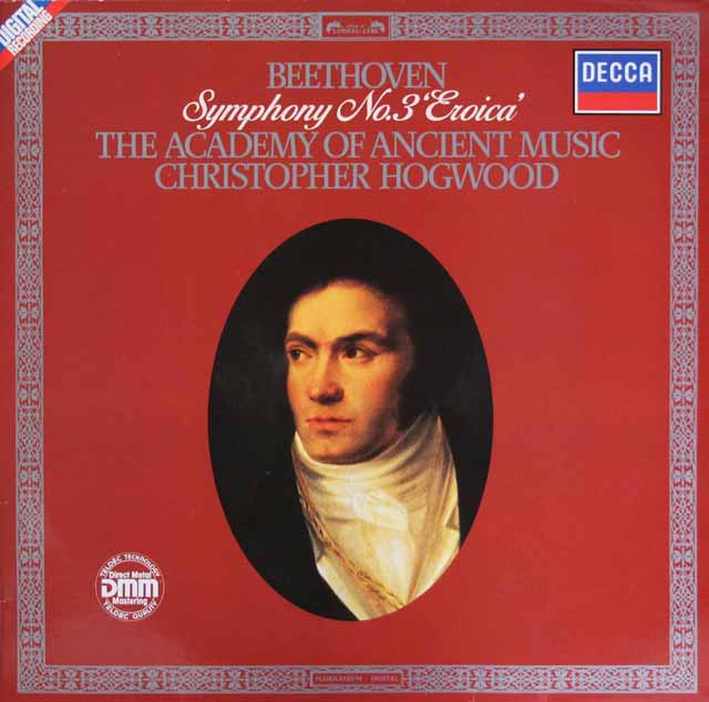 ホグウッドのベートーヴェン/交響曲第3番「英雄」　独DECCA　3596　LP レコード