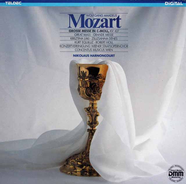アーノンクールのモーツァルト/ミサ曲 ハ短調（大ミサ）　独TELDEC　3209　LP レコード