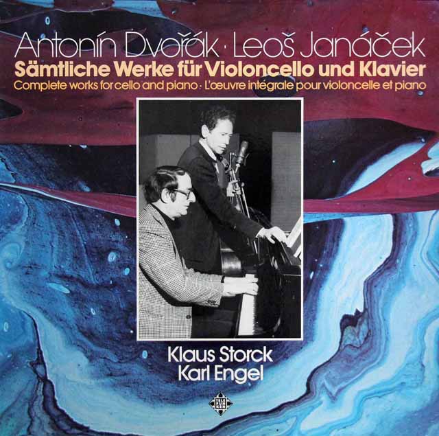 シュトルク、エンゲルのドヴォルザーク/チェロ作品集ほか　独TELEFUNKEN　3722　LP レコード