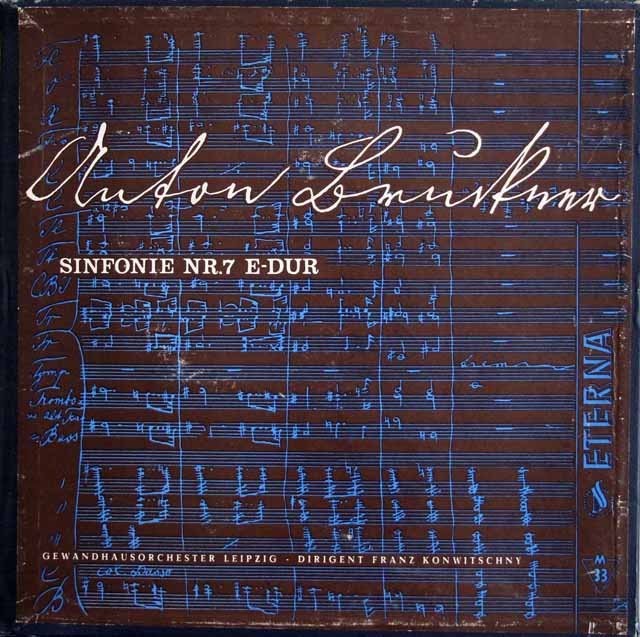 【独最初期盤】　コンヴィチュニーのブルックナー/交響曲第7番　独ETERNA　3209　LP レコード