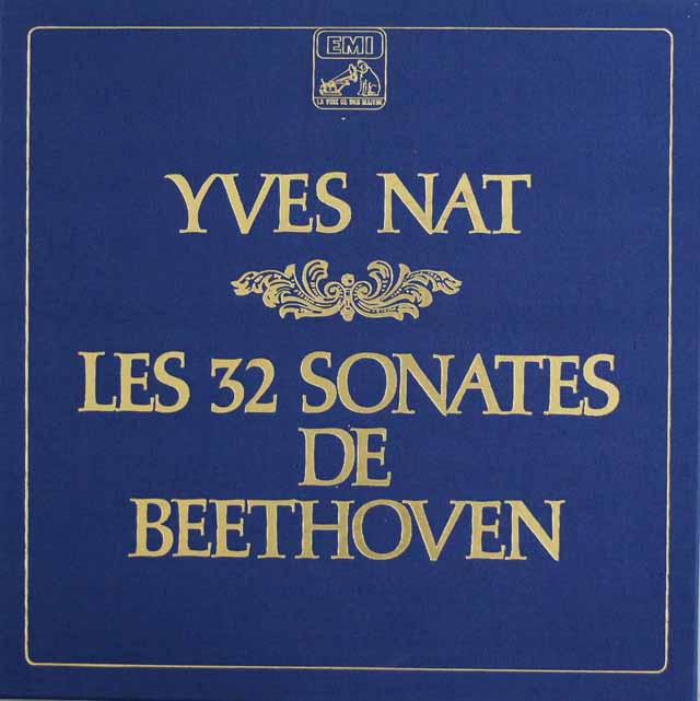 【モノラル】　ナットのベートーヴェン/ピアノソナタ全集　仏EMI(VSM)　3209　LP レコード
