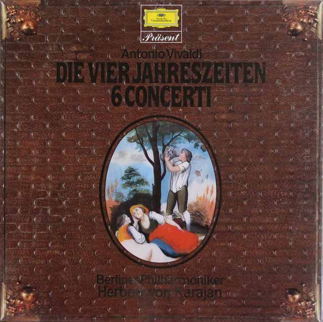 【未開封】　シュヴァルベ&カラヤンのヴィヴァルディ/「四季」、6つの協奏曲集　独DGG　3209　LP レコード