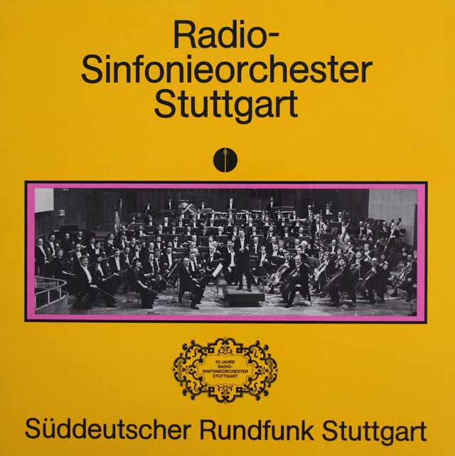 シュトットガルト放送交響楽団40周年の歩み　独SWR　3596　LP レコード