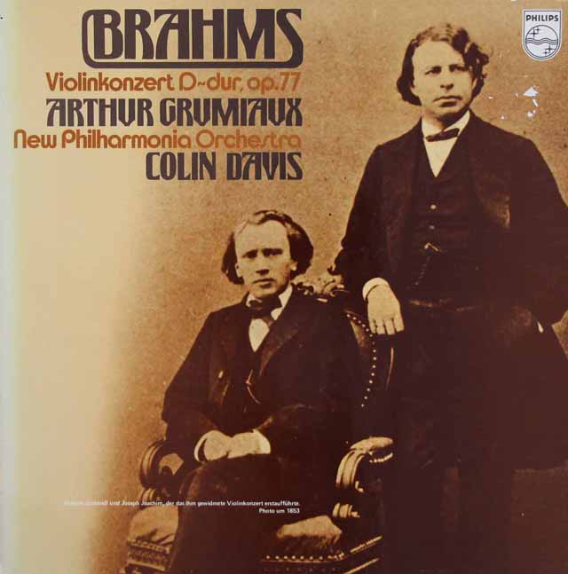 グリュミオー&デイヴィスのベートーヴェン/ヴァイオリン協奏曲　蘭PHILIPS　3210　LP レコード