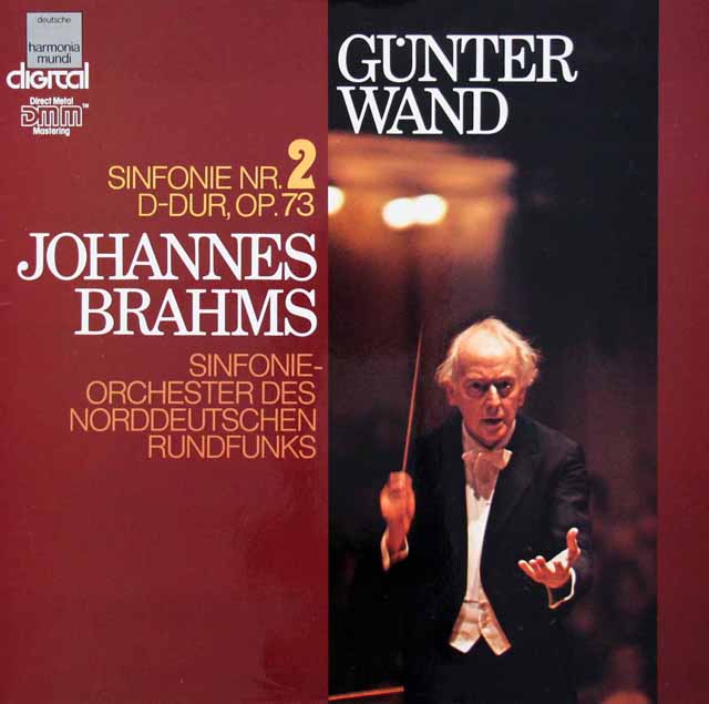 ヴァントのブラームス/交響曲第2番  独HM　3210　LP レコード