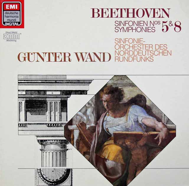 ヴァントのベートーヴェン/交響曲第5、8番　独EMI/HM　3210　LP レコード