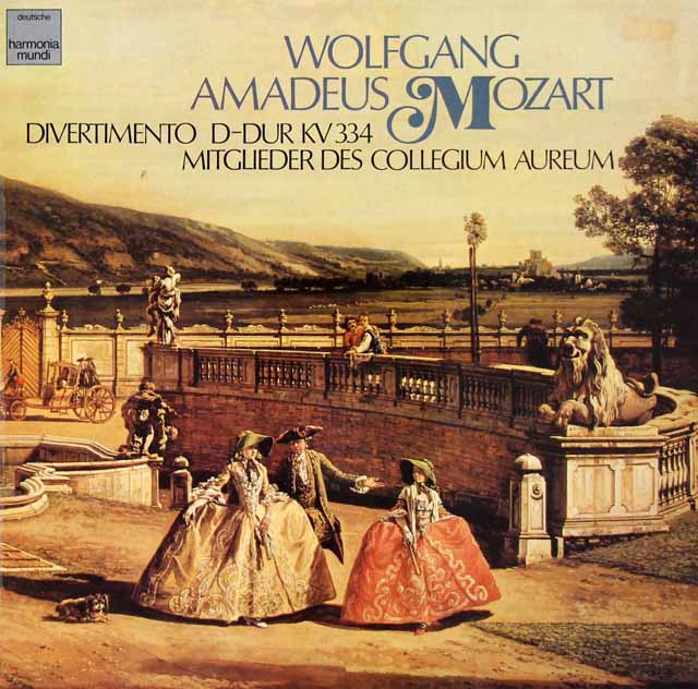 コレギウム・アウレウムのモーツァルト/ディヴェルティメント第17番　独HM　3210　LP レコード