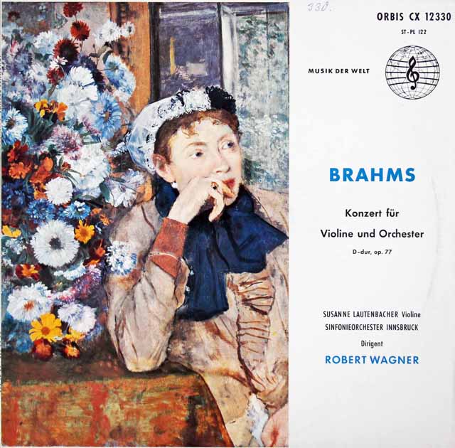 ラウテンバッハーのブラームス/ヴァイオリン協奏曲 　独ORBIS　3210　LP レコード