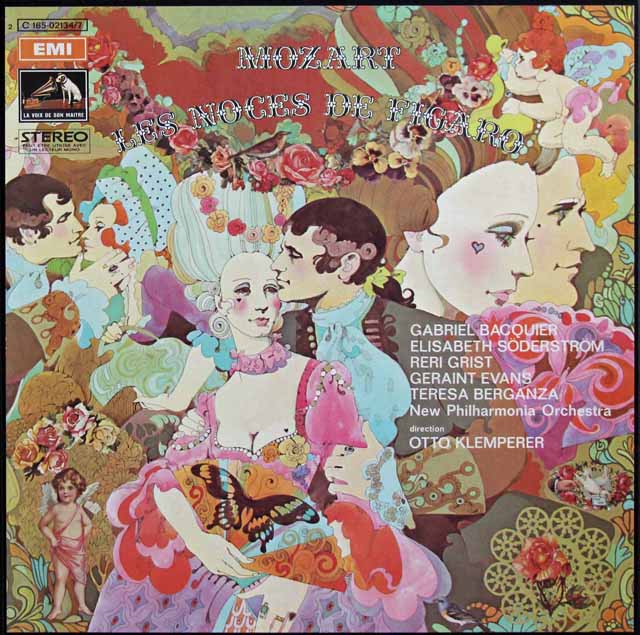 クレンペラーのモーツァルト/「フィガロの結婚」全曲　仏EMI　3210　LP レコード