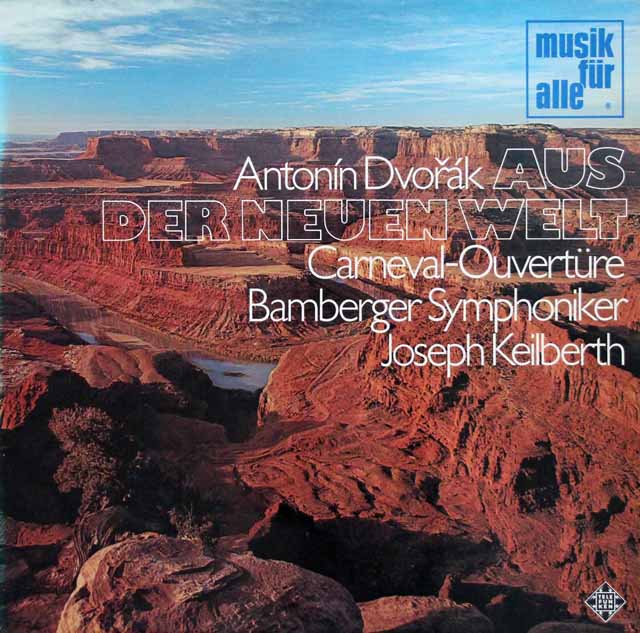 カイルベルトのドヴォルザーク/交響曲第9番「新世界より」　独Telefunken　3596　LP レコード
