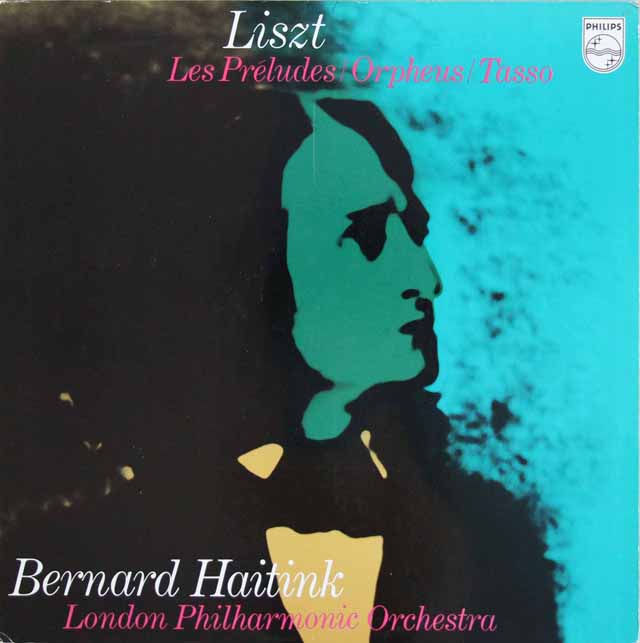ハイティンクのリスト/「前奏曲」「オルフェウス」＆「タッソー」　蘭PHILIPS　3211　LP レコード