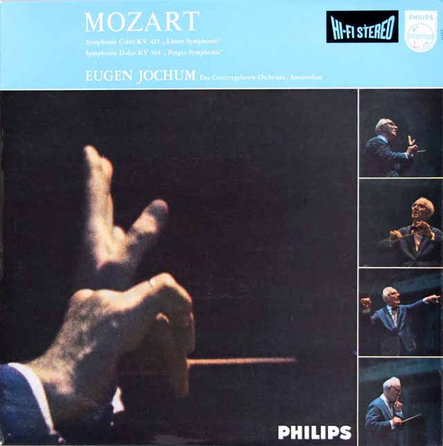 【オリジナル盤】　ヨッフムのモーツァルト/交響曲第36番「リンツ」&第38番「プラハ」　蘭PHILIPS　3212　LP レコード