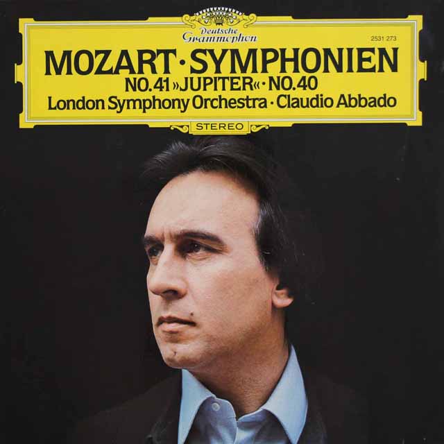 アバドのモーツァルト/交響曲第40番、第41番「ジュピター」　独DGG　3596　LP レコード