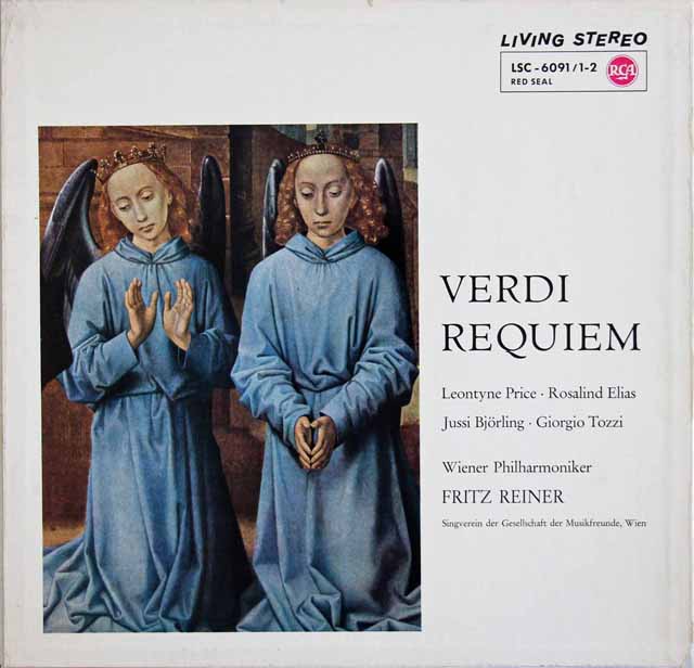 ライナーのヴェルディ/レクイエム　独RCA　3511　LP レコード