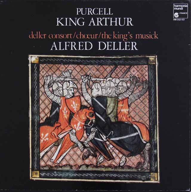 デラーのパーセル/「アーサー王」　仏HM　3511　LP レコード
