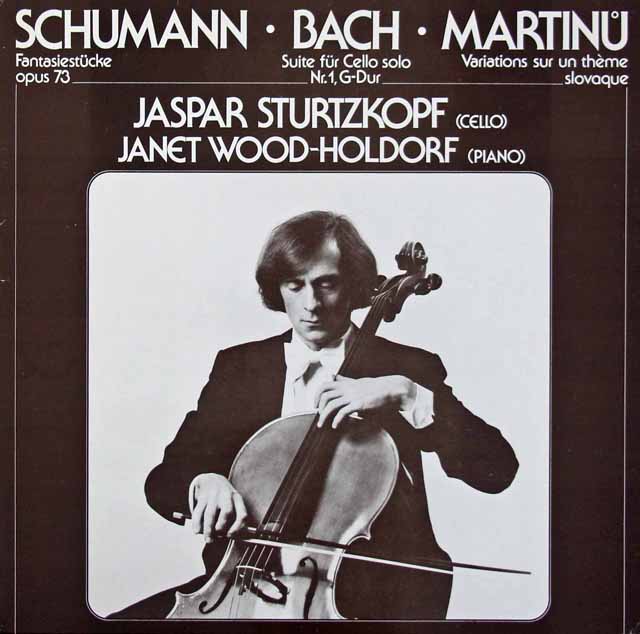 シュトゥルツコフのバッハ/チェロ・ソナタ第1番ほか　独EMI　3512　LP レコード