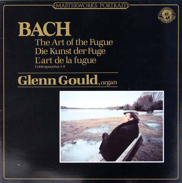 グールドのバッハ/フーガの技法　蘭CBS　3213　LP レコード
