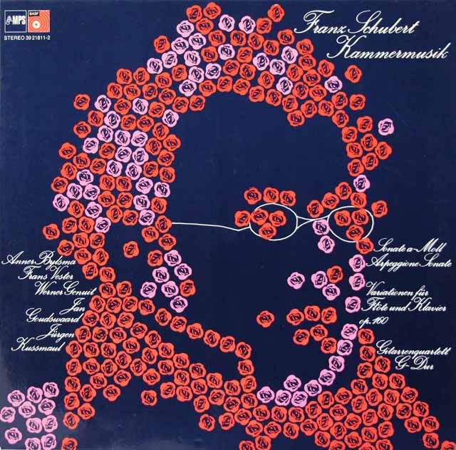 ビルスマらのシューベルト/室内楽曲集　独MPS　3513　LP レコード