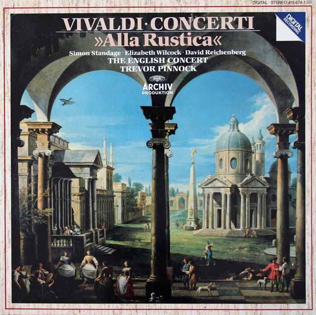 ピノックのヴィヴァルディ/弦楽ための協奏曲「アラ・ルスティカ」ほか協奏曲集　独ARCHIV　3513　LP レコード