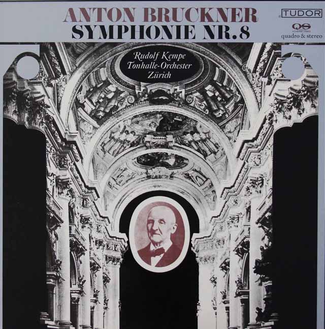 ケンペのブルックナー/交響曲第8番　スイスTudor　3213　LP レコード