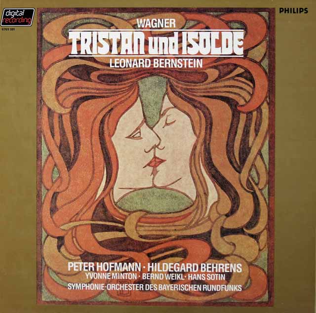 バーンスタインのワーグナー/「トリスタンとイゾルデ」全曲　蘭PHILIPS　3513　LP レコード
