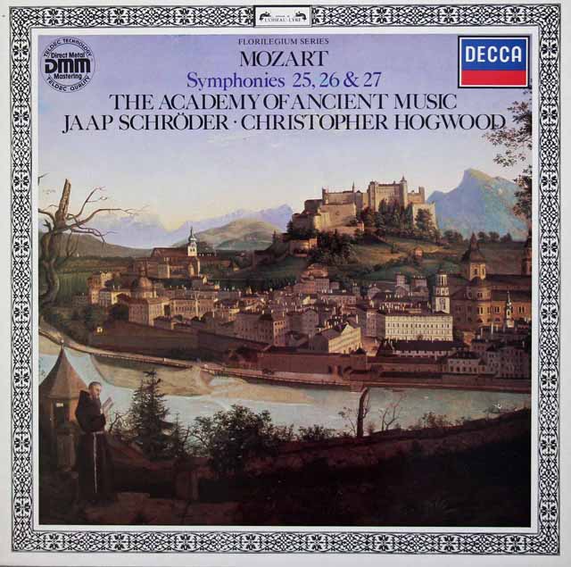 ホグウッドのモーツァルト/交響曲第25、26、27番　独DECCA　3214　LP レコード