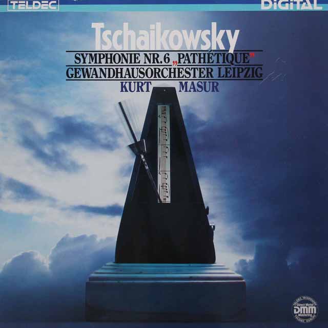 マズアのチャイコフスキー/交響曲第6番「悲愴」　独TELDEC  3214　LP レコード