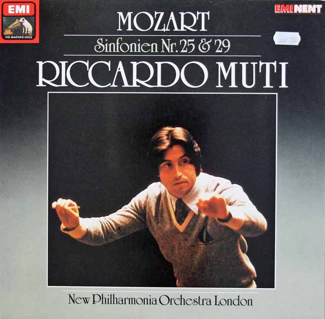 ムーティのモーツァルト/交響曲第25、29番 　独EMI　3214　LP レコード