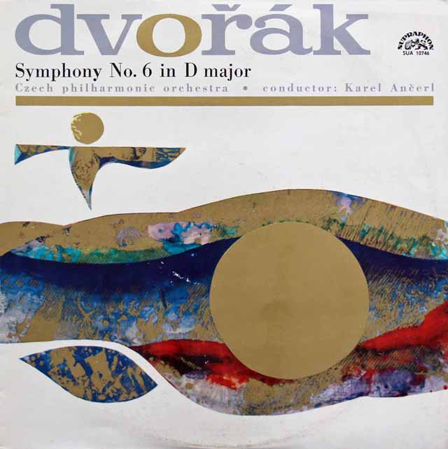 アンチェルのドヴォルザーク/交響曲第6番　 チェコスロヴァキアSUPRAPHON　3215　LP レコード