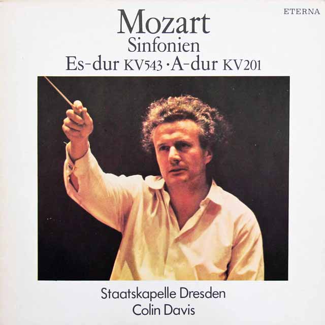 デイヴィスのモーツァルト/交響曲第39、29番　独ETERNA　3724　LP レコード