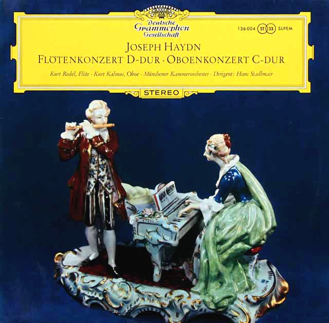 レーデル&カルムスのハイドン/フルート協奏曲&オーボエ協奏曲　独DGG　3215　LP レコード