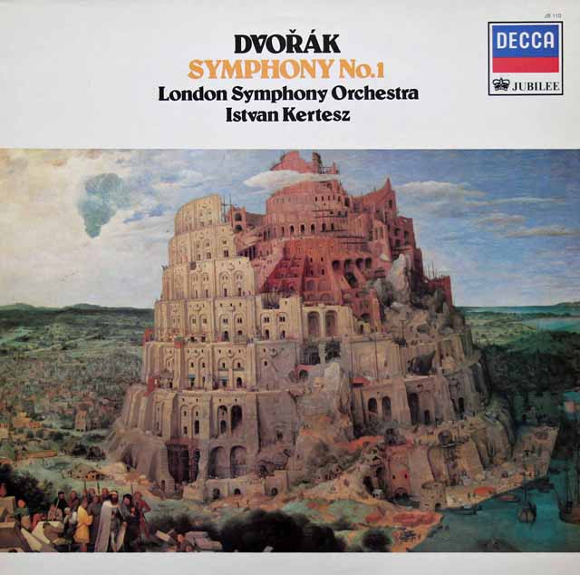 ケルテスのドヴォルザーク/交響曲第1番「ズロニツェの鐘」　蘭DECCA　3215　LP レコード
