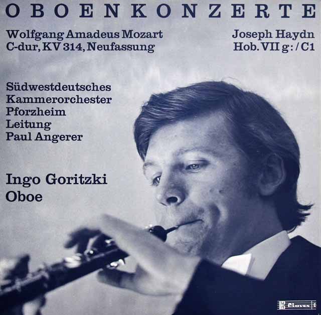 ゴリツキ&アンゲラーのモーツァルト&ハイドン/オーボエ協奏曲集　スイスClaves　3215　LP レコード