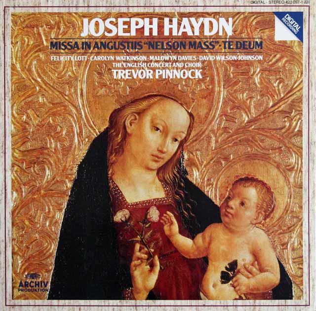 ピノックのハイドン/「ネルソン・ミサ」、「テ・デウム」　独ARCHIV　3594　LP レコード