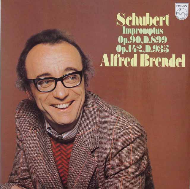 ブレンデルのシューベルト/即興曲集　蘭PHILIPS　3594　LP レコード