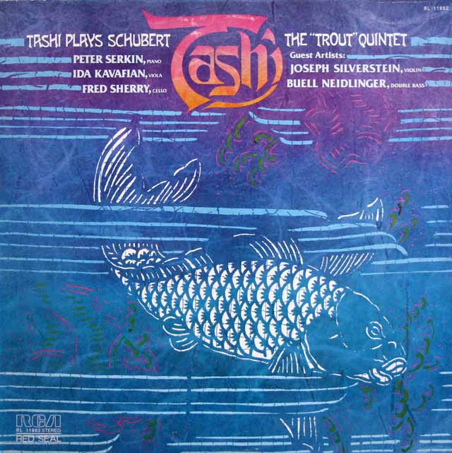 タッシ（P.ゼルキン、シェリーら）のシューベルト/ピアノ五重奏曲「ます」　伊RCA　3217　LP レコード