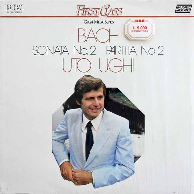 ウーギのバッハ/無伴奏ヴァイオリンのためのソナタ第2番とパルティータ第2番　伊RCA　3594　LP レコード