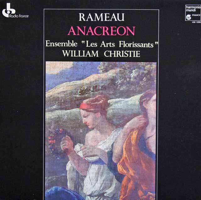 クリスティのラモー/バレエ劇「アナクレオン」　仏HM   3594  LP レコード