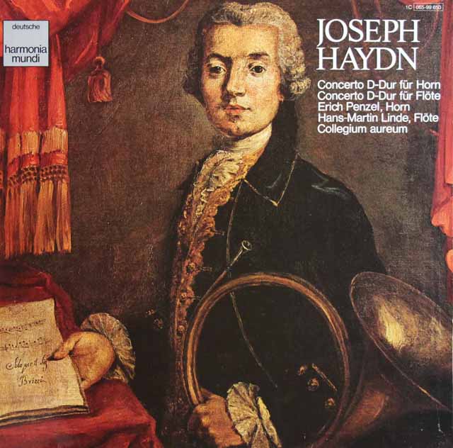 ペンツェル、リンデのハイドン/ホルン協奏曲、フルート協奏曲　独HM　3218　LP レコード