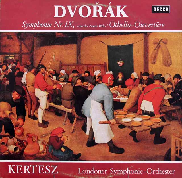 ケルテスのドヴォルザーク/交響曲第9番「新世界より」ほか　独DECCA　3219　LP レコード