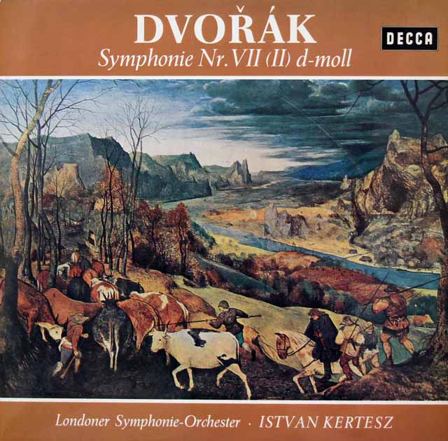 ケルテスのドヴォルザーク/交響曲第7番　独DECCA　3219　LP レコード