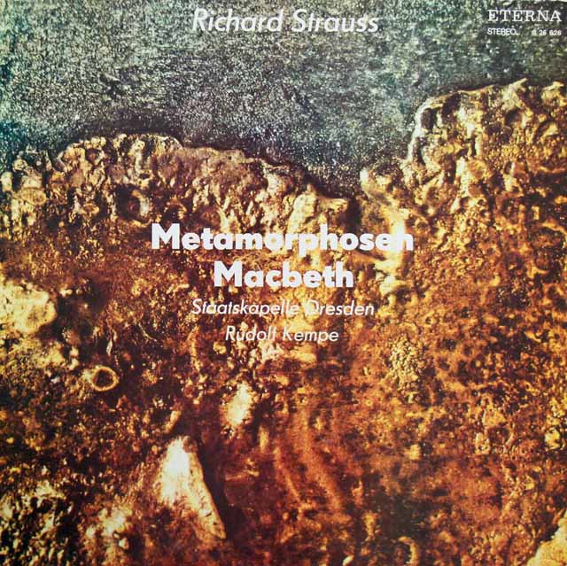 ケンペのR.シュトラウス/「メタモルフォーゼン」&「マクベス」　独ETERNA　3219　LP レコード