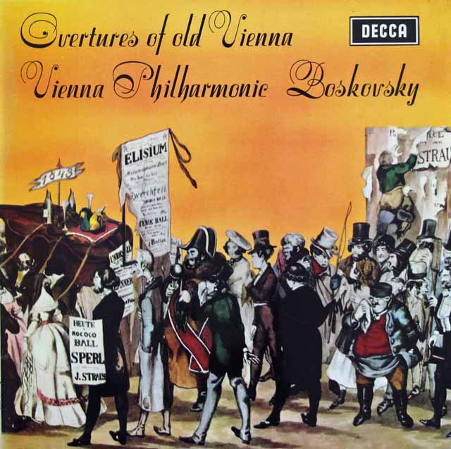 【オリジナル盤】　ボスコフスキーの序曲集　英DECCA　3522　LP レコード