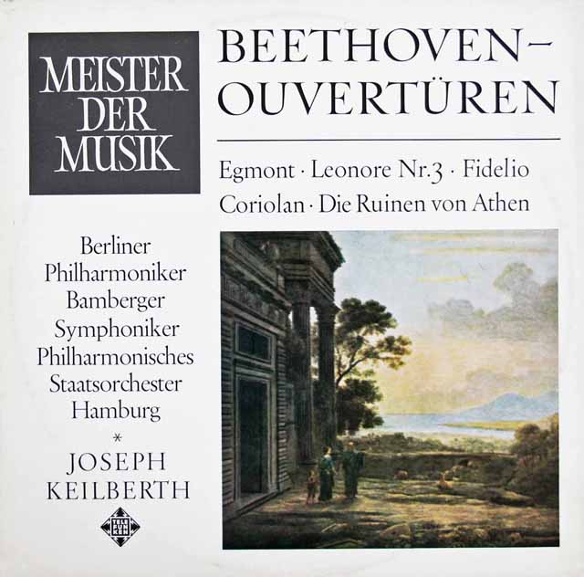 カイルベルトのベートーヴェン/序曲集　独TELEFUNKEN　3522　LP レコード