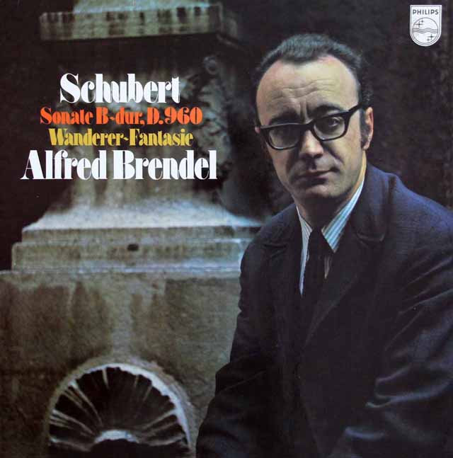 ブレンデルのシューベルト/ピアノソナタ第21番ほか　蘭PHILIPS　3522　LP レコード