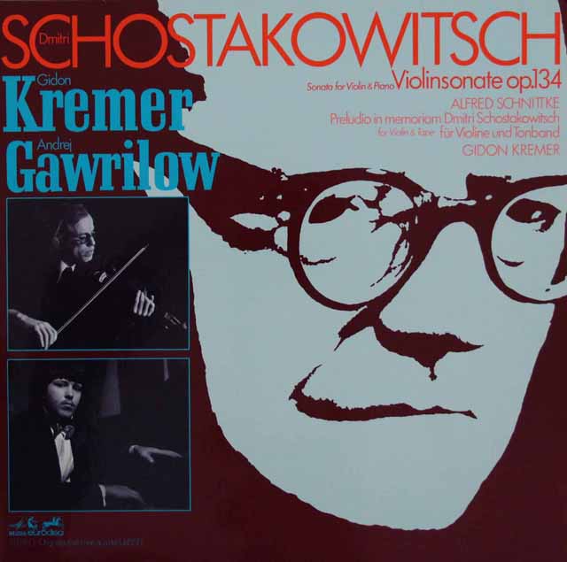 クレーメルのショスタコーヴィチ/ヴァイオリンソナタほか 　独eurodisc　3220　LP レコード